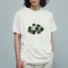 shibikiの花輪 Organic Cotton T-Shirt