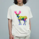 yucca-ticcaの鹿 ピノコ Organic Cotton T-Shirt