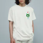 suisuiのメロンクリームソーダ オーガニックコットンTシャツ