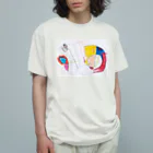 ann_ann_annのかたつむり オーガニックコットンTシャツ