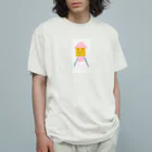 LOVE &PEACEのイカちゃん Organic Cotton T-Shirt