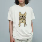 DABUROU.2-17-9のフレブル⭐︎フォーン オーガニックコットンTシャツ