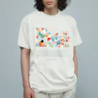 鳥救うSUZURIの『ぴぃ、多様性。』【寄付付き商品】 Organic Cotton T-Shirt