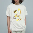 mofusandのレモンソーダにゃん オーガニックコットンTシャツ