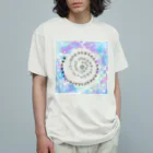 COCONUTchanのカタカムナウタヒ第5首第6首雨露デザイン Organic Cotton T-Shirt