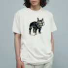 noe_to_meg (ノエとめぐ)のスタンドブリンドルブヒ Organic Cotton T-Shirt