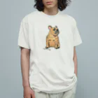 noe_to_meg (ノエとめぐ)のきょろりフォーンブヒ オーガニックコットンTシャツ