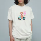 CATLESのCATLES ChaCha is driving オーガニックコットンTシャツ