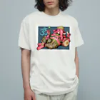 たーれっくれっくのガネーシャB オーガニックコットンTシャツ