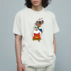 もしもしこちら文鳥の文鳥力士　土俵入り Organic Cotton T-Shirt