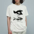 vunsvのthinking about fish 1 オーガニックコットンTシャツ