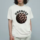 CHERRY VANILLAの★ONENESS×Leopard  B  Organic Cotton T-Shirt