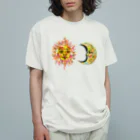 Gemo こうだともこの太陽と月 Organic Cotton T-Shirt