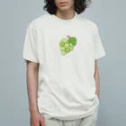 mebuki5678のシャインマスカット オーガニックコットンTシャツ