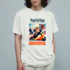 JUNの平和の祈り 01 オーガニックコットンTシャツ