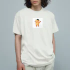 Shiba_IncのCamel Conductor（ラクダの指揮者） オーガニックコットンTシャツ