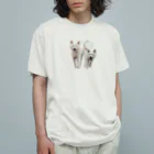 梅子&白岳の梅白コラボ Organic Cotton T-Shirt