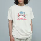 御御猫のpike おかわりちょーだい オーガニックコットンTシャツ