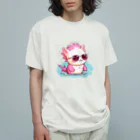 Vasetti_pressのサングラスをかけているウーパールーパー Organic Cotton T-Shirt