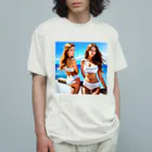 みんなのみすたーさんの Season In The Sun オーガニックコットンTシャツ