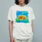 onmycolorの楽描き店のはこふぐ太 オーガニックコットンTシャツ