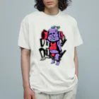 Dibby Dibby Brandの倫理破滅君ー象さんを添えてー Organic Cotton T-Shirt