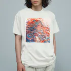 デジタルアート【gâteauchocolat】の幻想の少女 Organic Cotton T-Shirt