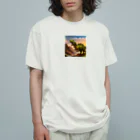 ryu14jgtのかっこいい恐竜 オーガニックコットンTシャツ