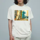 Tomomojiのハワイの裏通 Organic Cotton T-Shirt