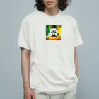 癒されれーるの運くん オーガニックコットンTシャツ