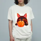 ちびるぅむのモモスキーA オーガニックコットンTシャツ