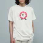 アニマル四字熟語の「一獲千金」コガネグモ　四字熟語シリーズと蜘蛛 Organic Cotton T-Shirt