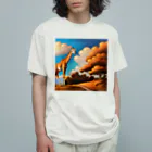 akazukinosiroの美しいキリン Organic Cotton T-Shirt