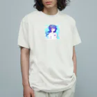 the blue seasonのピスケス Organic Cotton T-Shirt