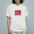 nanaqsaのおにぎりとうさぎ オーガニックコットンTシャツ