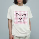 merongのぱぴよん♡ギンガム オーガニックコットンTシャツ