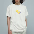 satoayaのアニマルカフェのフードアニマル　クレープバード オーガニックコットンTシャツ