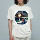 tetsuの夜の海 オーガニックコットンTシャツ