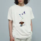 Seau | Shintaro Miyasawaのエリンギタリスト Tシャツ オーガニックコットンTシャツ