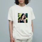 AI美女（appurin）公式グッズの斎藤綾華 オーガニックコットンTシャツ