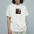 ボステリのお眠りボストンテリア Organic Cotton T-Shirt