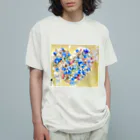 chappytweetyのブルーエンジェルハート♡ オーガニックコットンTシャツ