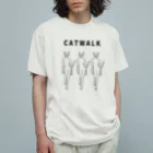 ハナのお店のキャットウォーク Organic Cotton T-Shirt