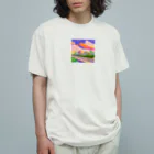 フィットネスパパの水彩のマニラグッズ Organic Cotton T-Shirt