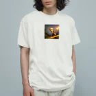 Bankaiの冒険者骸骨くん Organic Cotton T-Shirt