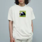 deep_の可愛いワンちゃん オーガニックコットンTシャツ