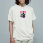 ネコピコshopのアドベンチャーキャット Organic Cotton T-Shirt