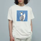 キヨ商店のきつねのしらかわさん オーガニックコットンTシャツ