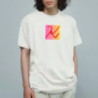 Maruchannのイニシャルk オーガニックコットンTシャツ