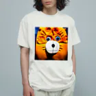 もりもり雑貨店のびっくらいおん オーガニックコットンTシャツ